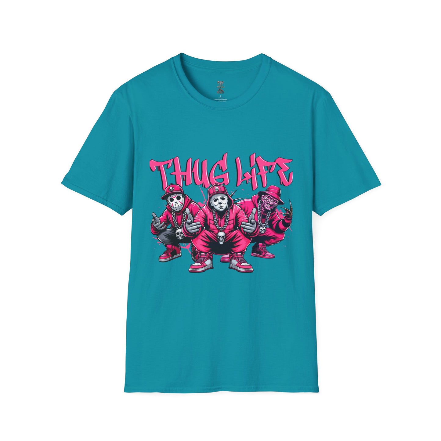 Pink Thug Life Unisex Softstyle T-Shirt