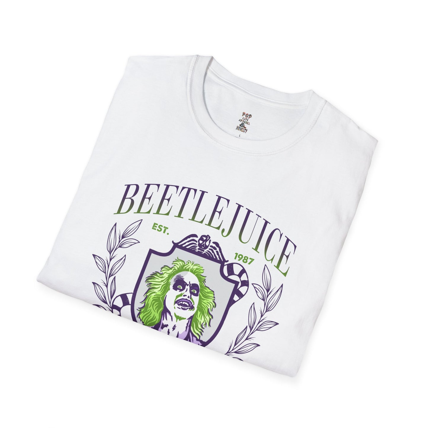 Beetlejuice University Unisex Softstyle T-Shirt