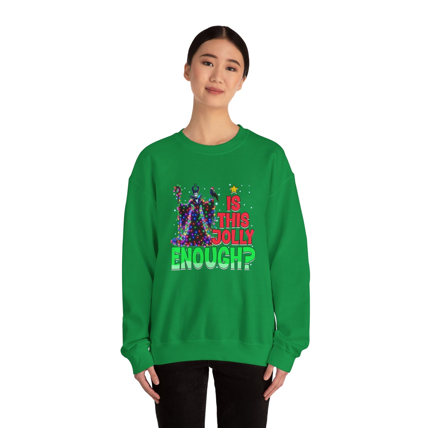 Is this Jolly Enough Unisex Heavy Blend™ Crewneck Sweatshirt