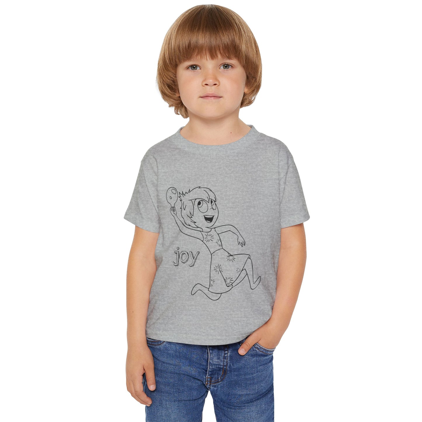 Joy Coloring Shirt Heavy Cotton™ Toddler T-shirt