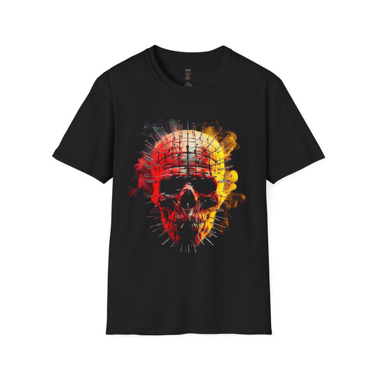 Horror Smoke Pinhead Unisex Softstyle T-Shirt