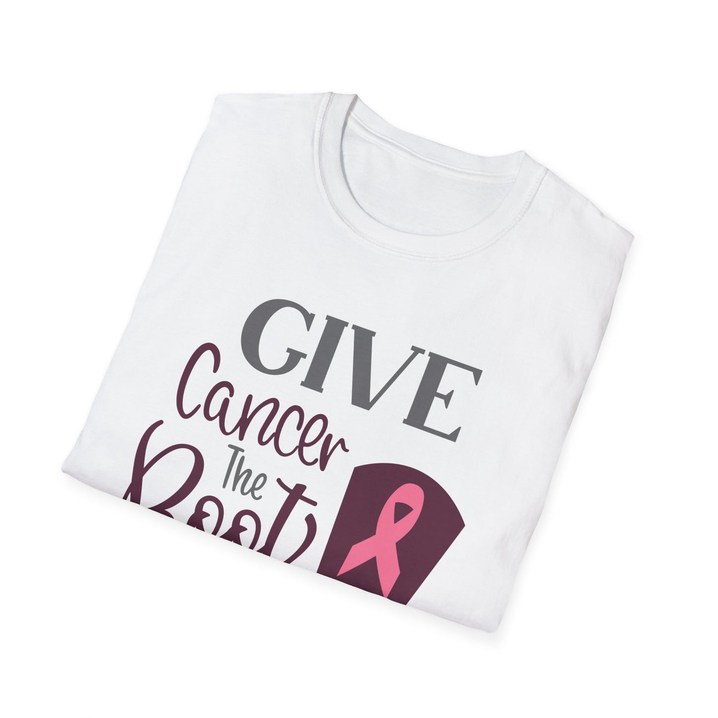 Give Cancer the Boot Softstyle T-Shirt