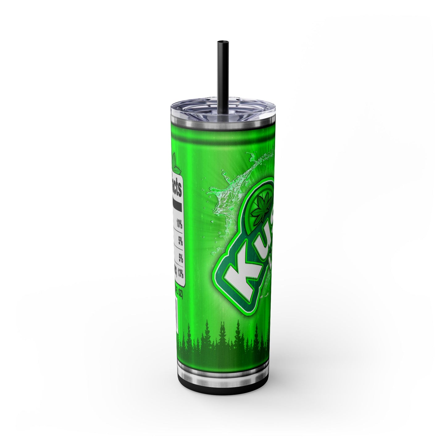 Kush Lime Tumbler with Straw, 20oz