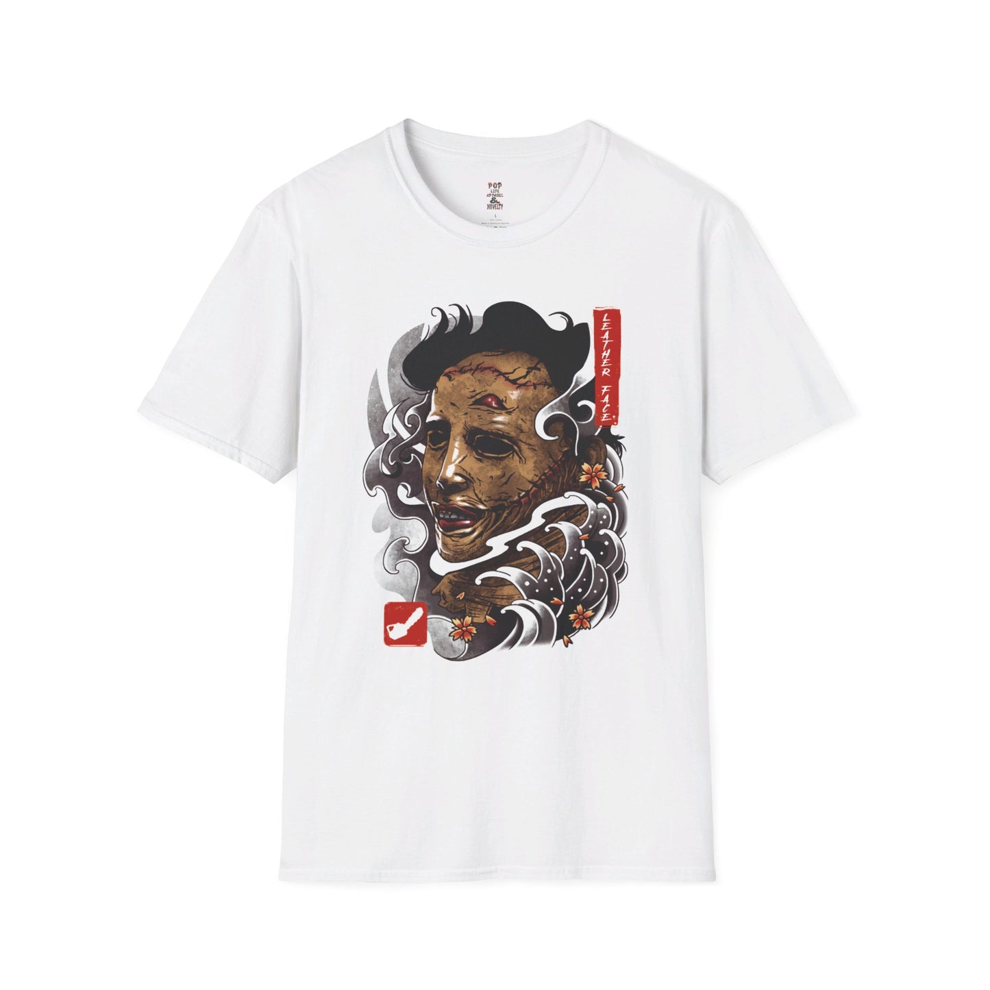 Leatherface Waves Unisex Softstyle T-Shirt