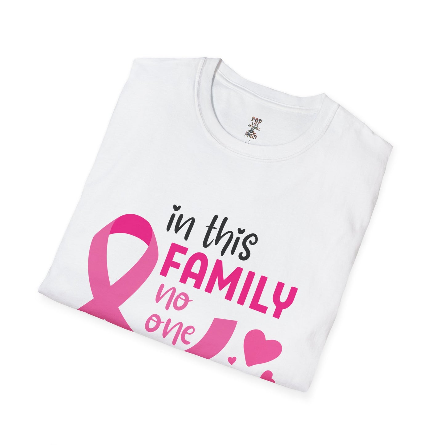 In The Family No One Fights Alone Softstyle T-Shirt