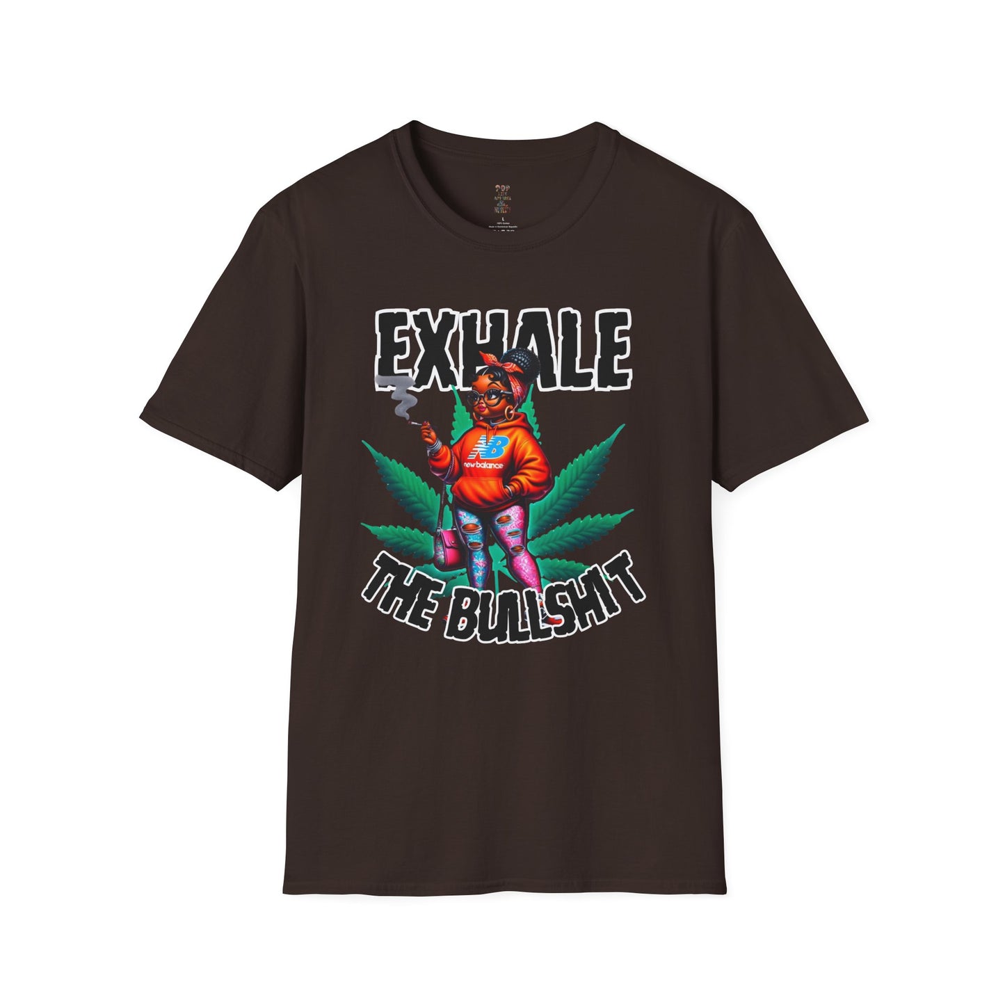 Exhale the Bullshit Unisex Softstyle T-Shirt