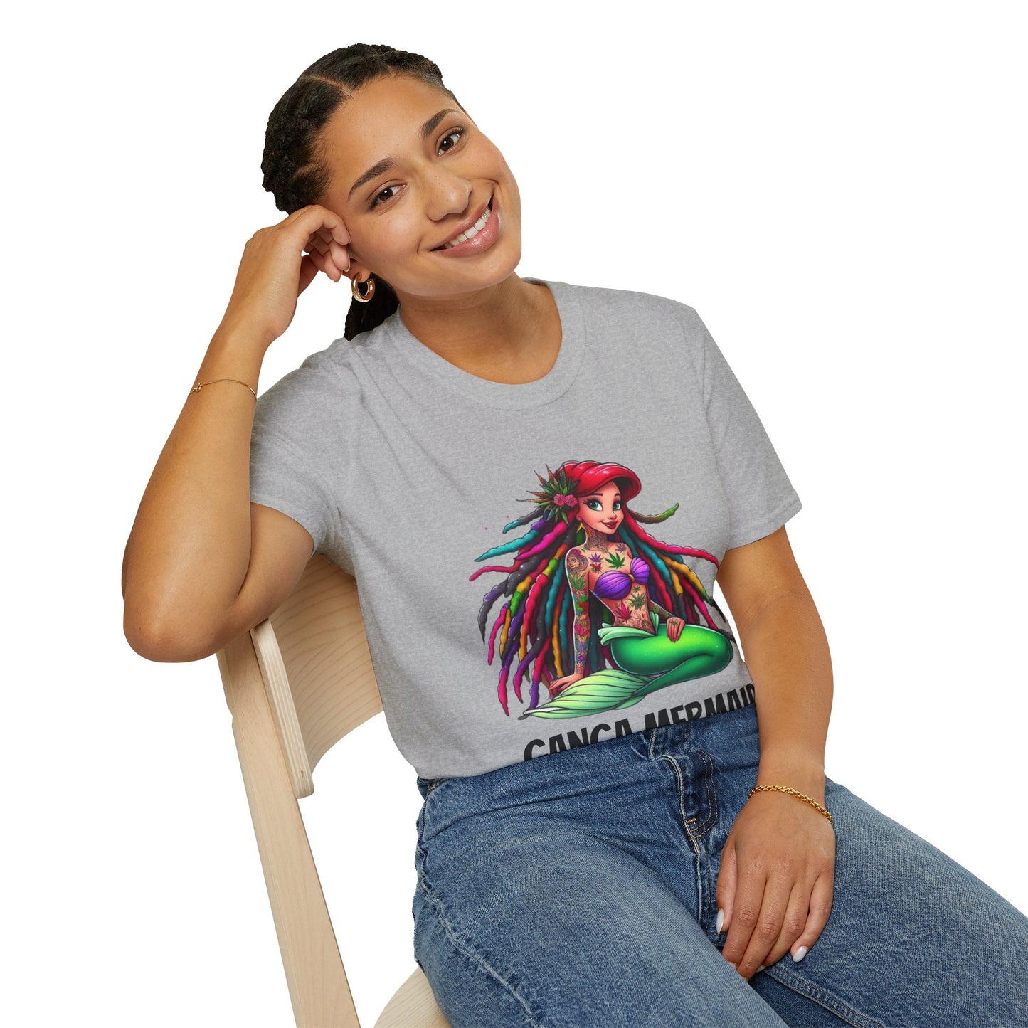 Ganga Mermaid Unisex Softstyle T-Shirt