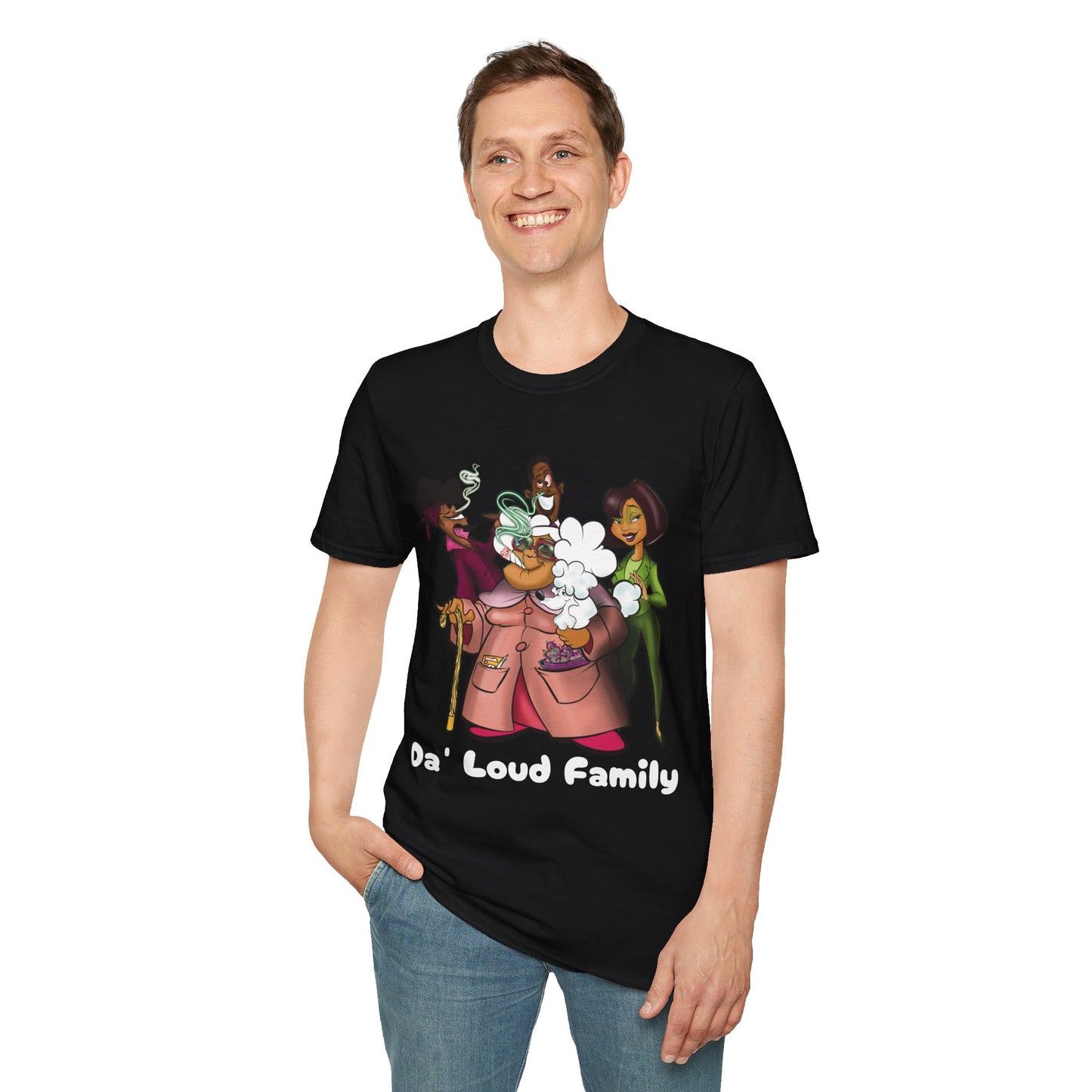 Da' Loud Family Unisex Softstyle T-Shirt