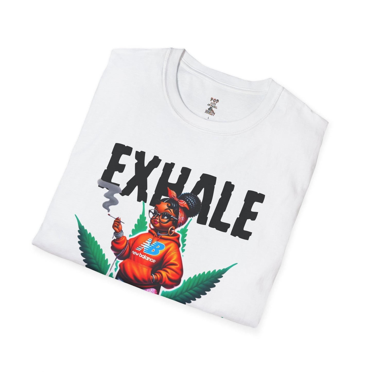 Exhale the Bullshit Unisex Softstyle T-Shirt