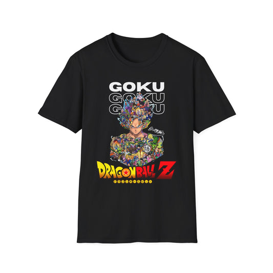 Goku Collage Softstyle T-Shirt