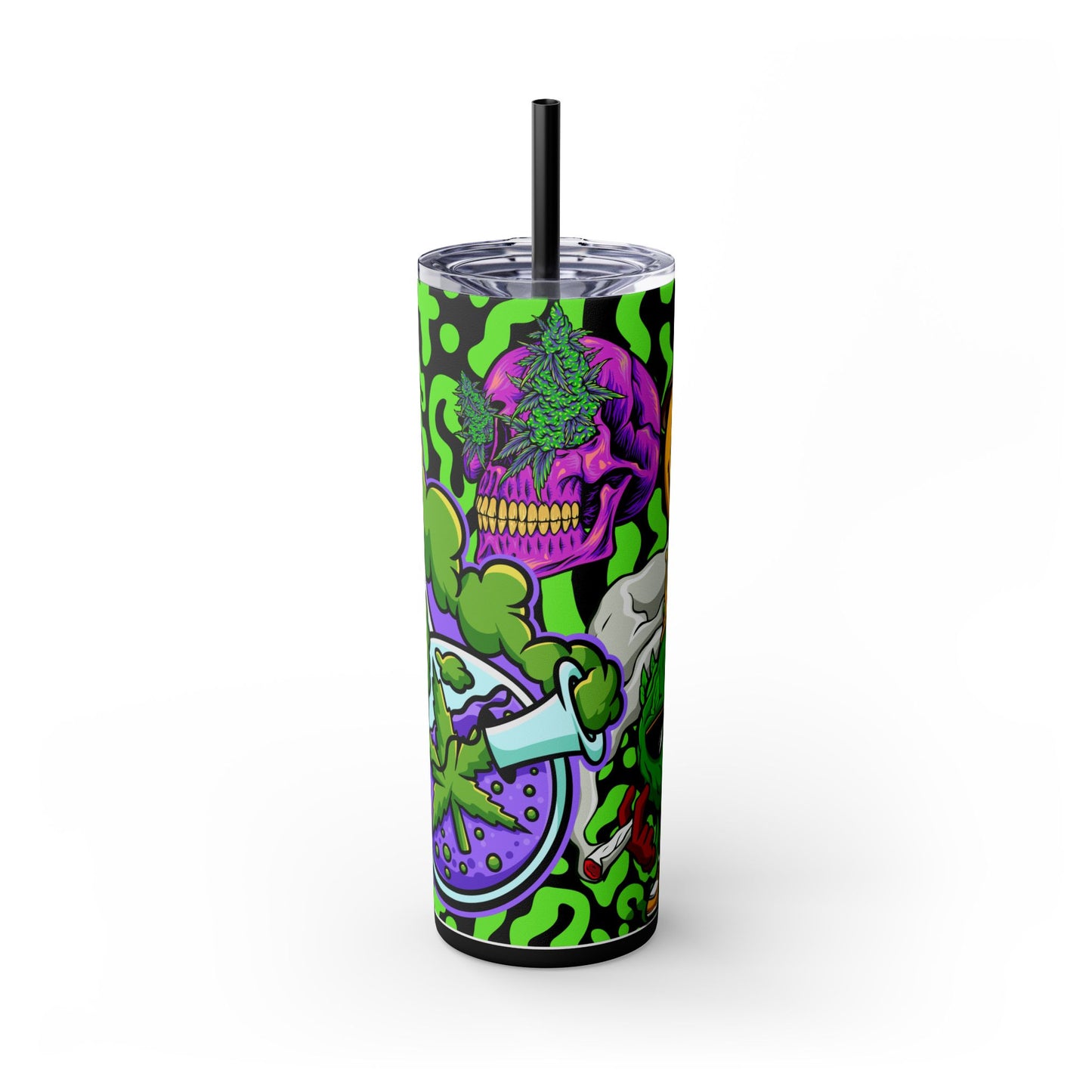 Psychedelic Kush Tumbler with Straw, 20oz