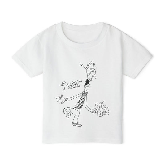 Fear Coloring Shirt Heavy Cotton™ Toddler T-shirt