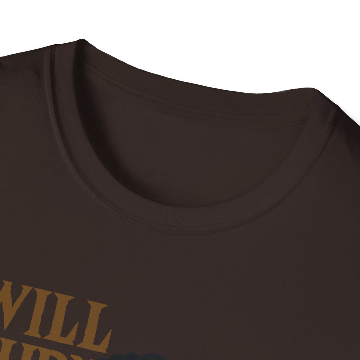 Will Burn Sage and Bridges Brown Softstyle T-Shirt