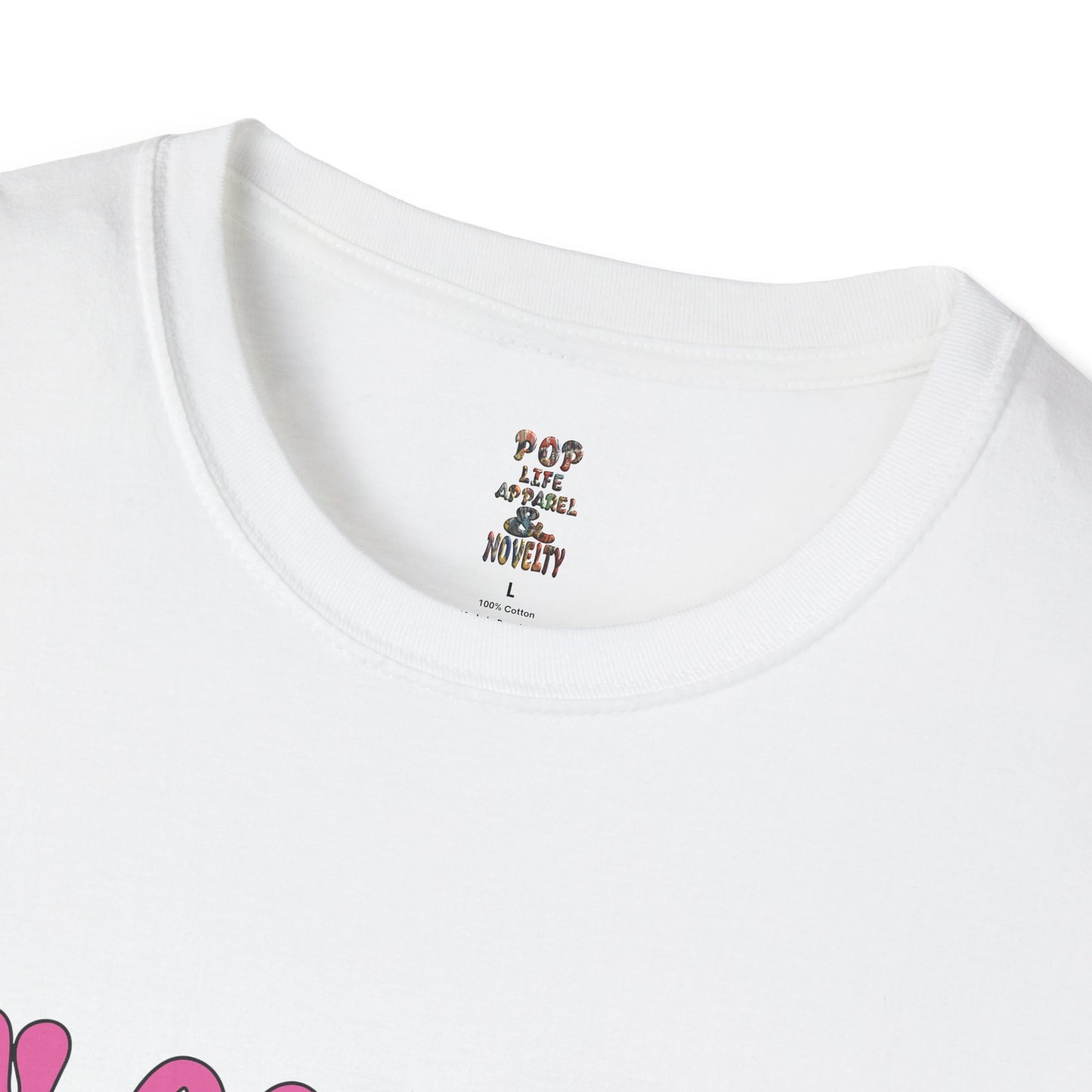 In October We Wear Pink Ghost Softstyle T-Shirt