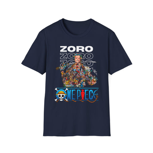 Zoro OnePiece Collage Softstyle T-Shirt