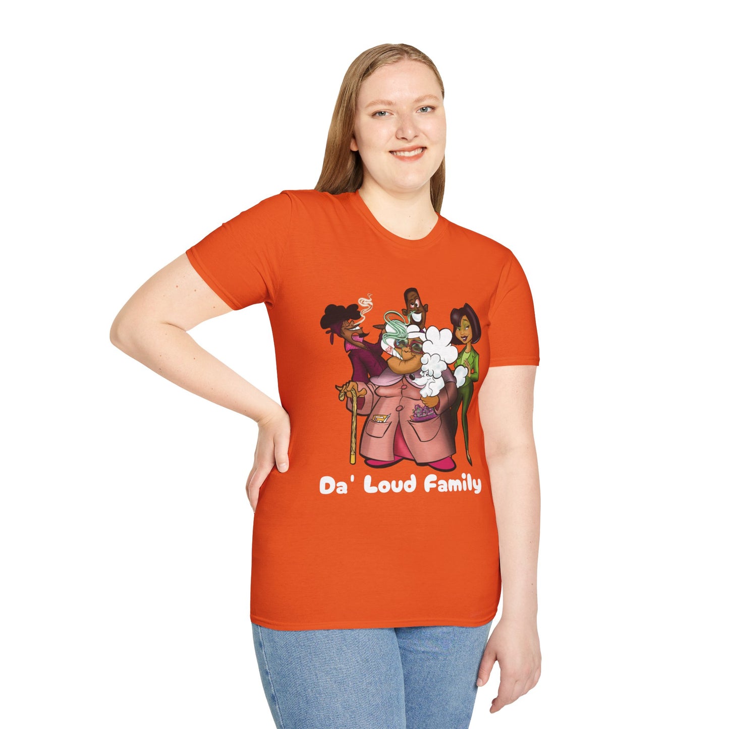 Da' Loud Family Unisex Softstyle T-Shirt