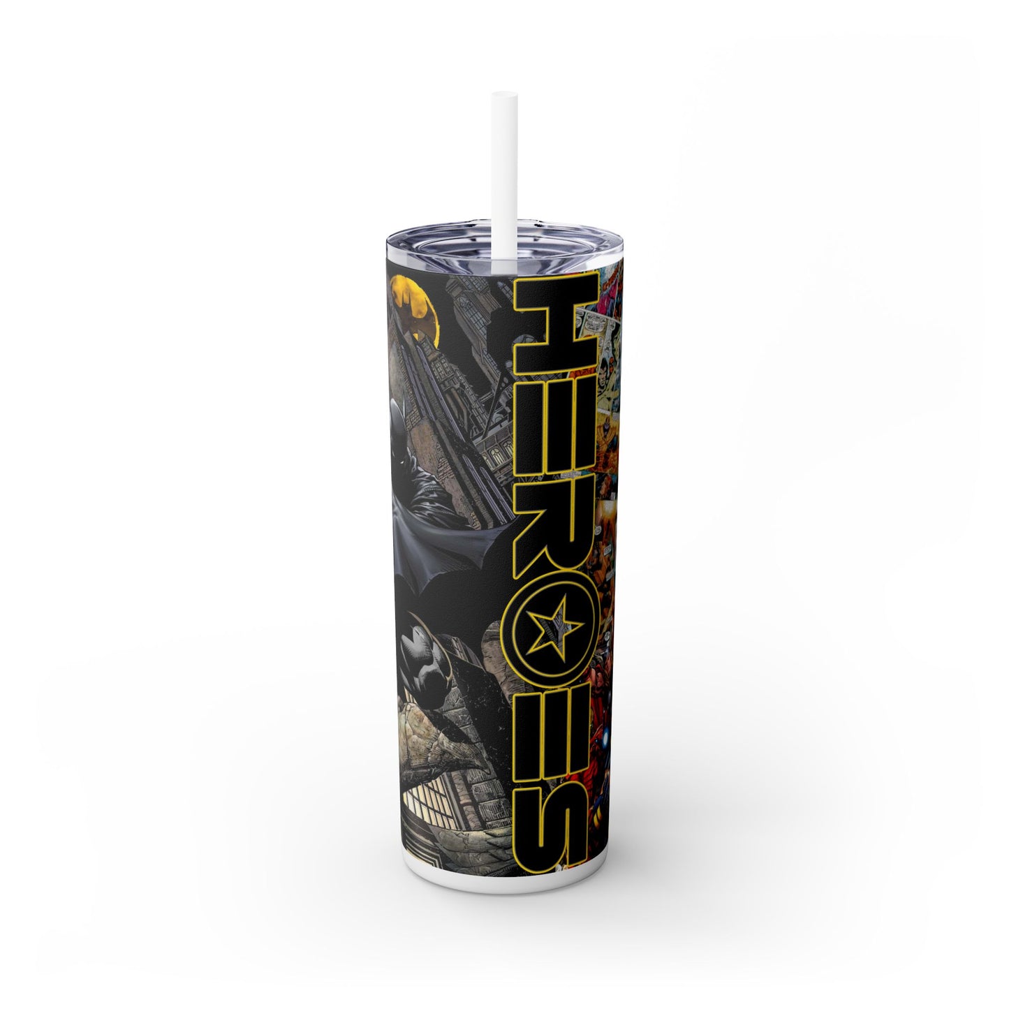 Heroes Tumbler with Straw, 20oz