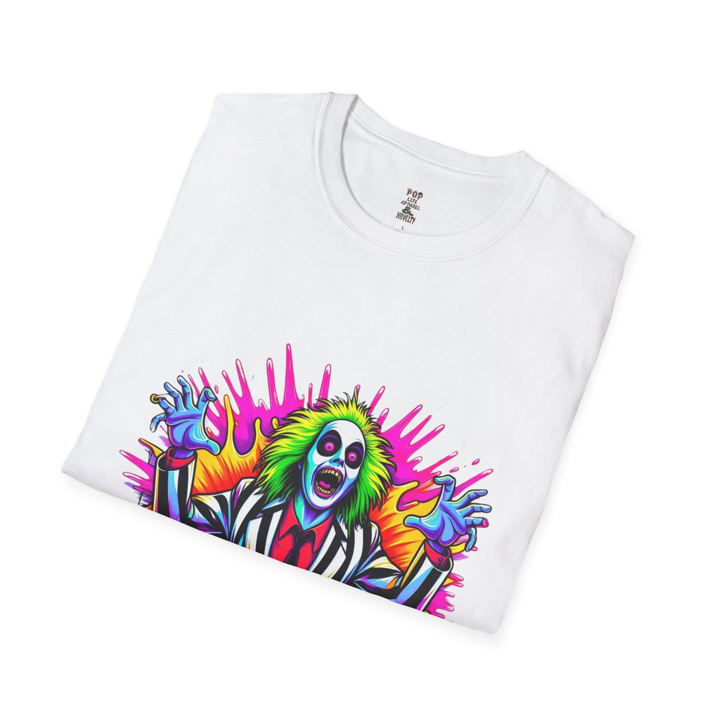 Neon Beetlejuice Unisex Softstyle T-Shirt