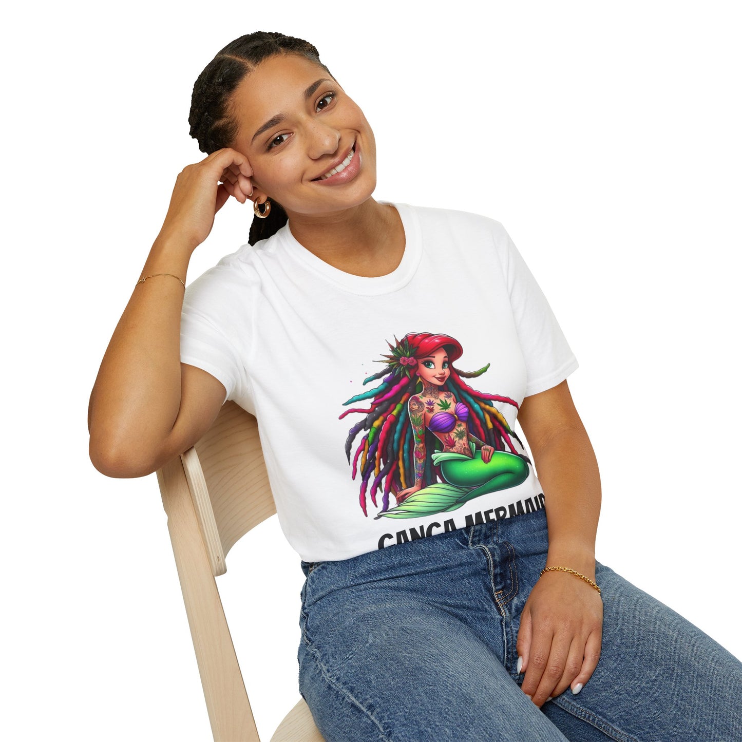 Ganga Mermaid Unisex Softstyle T-Shirt