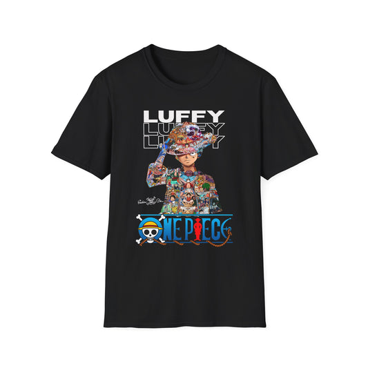 One Piece Luffy Collage Softstyle T-Shirt