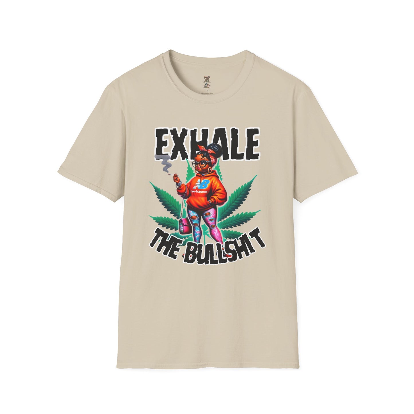 Exhale the Bullshit Unisex Softstyle T-Shirt