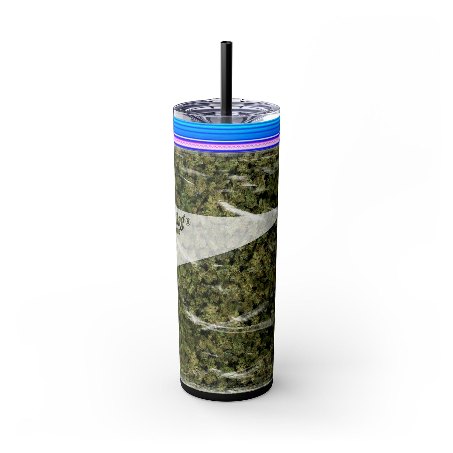 Weed Bag Tumbler with Straw, 20oz