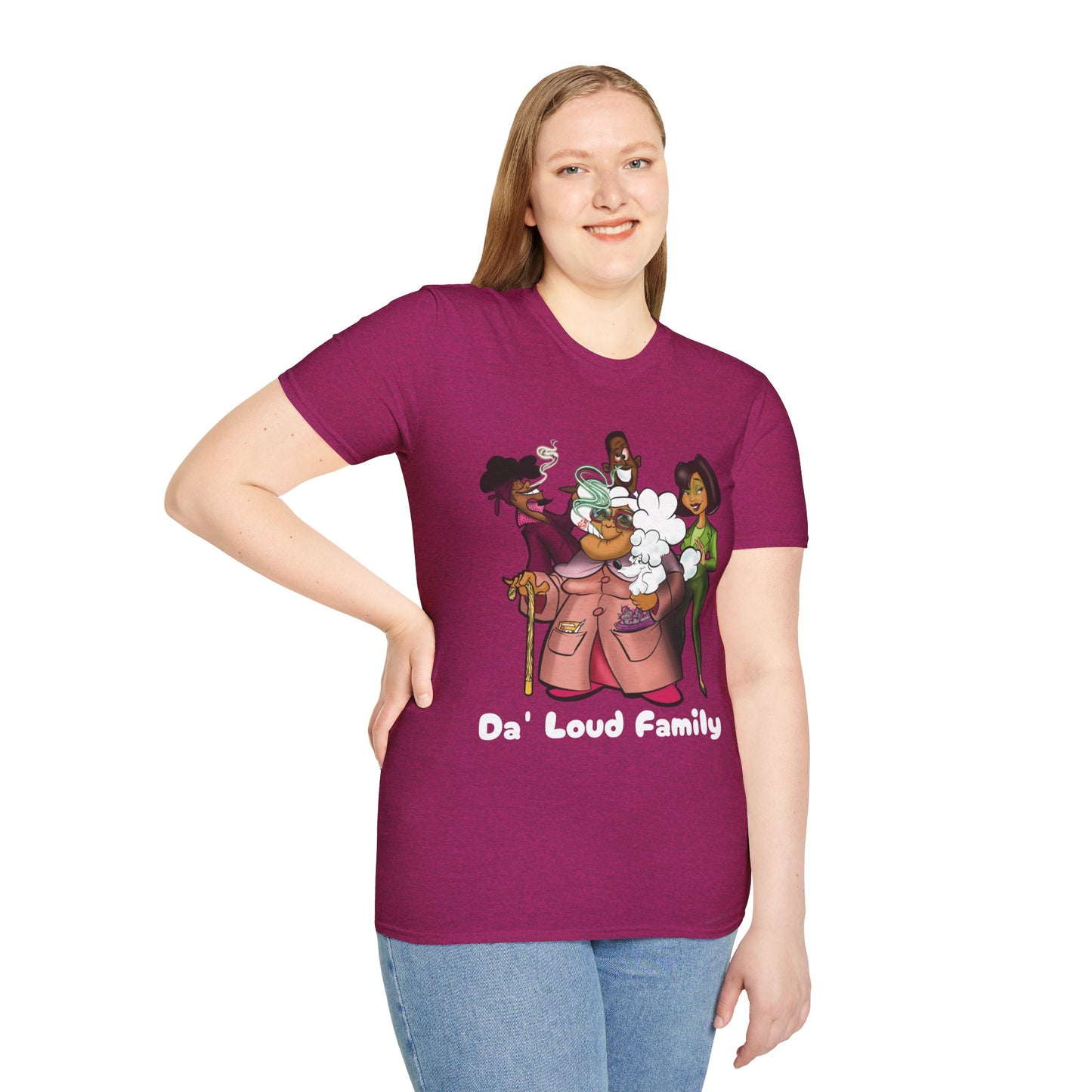 Da' Loud Family Unisex Softstyle T-Shirt