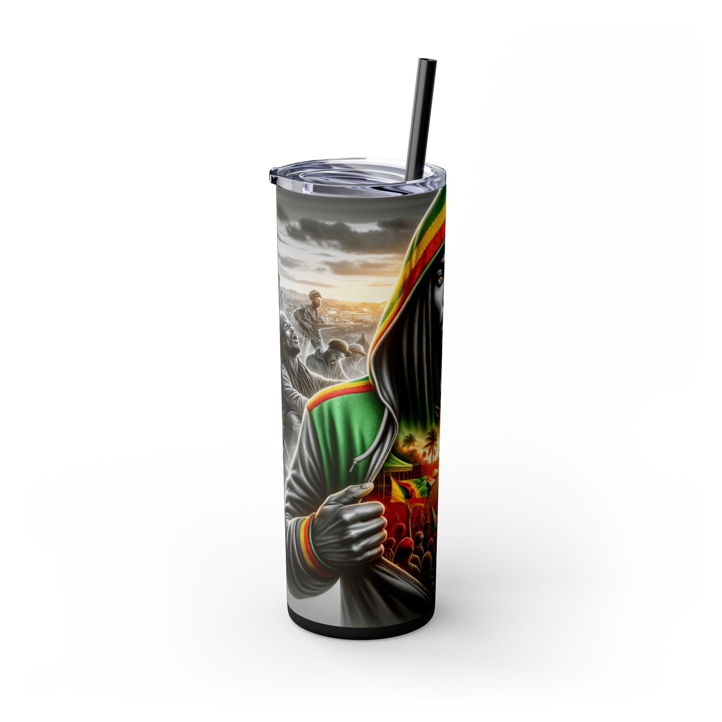 I Am My Ancestors Wildest Dream Tumbler with Straw, 20oz