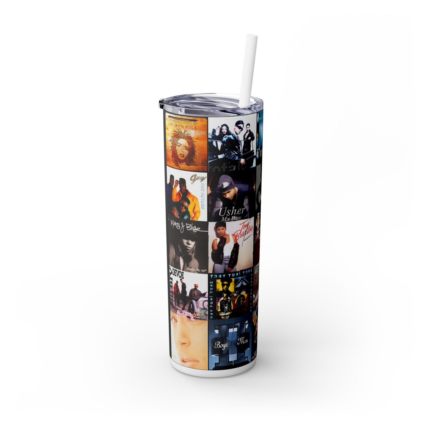 90's R&B Tumbler with Straw, 20oz