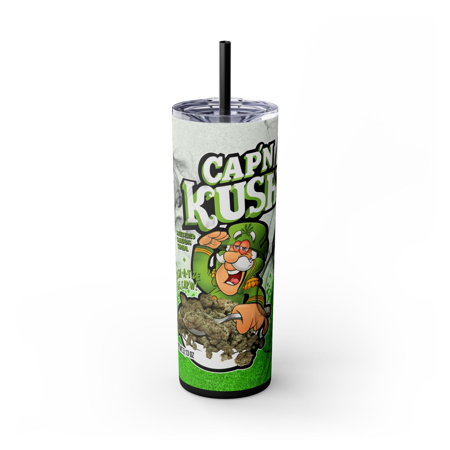 Captain Kush Light Tumbler with Straw, 20oz