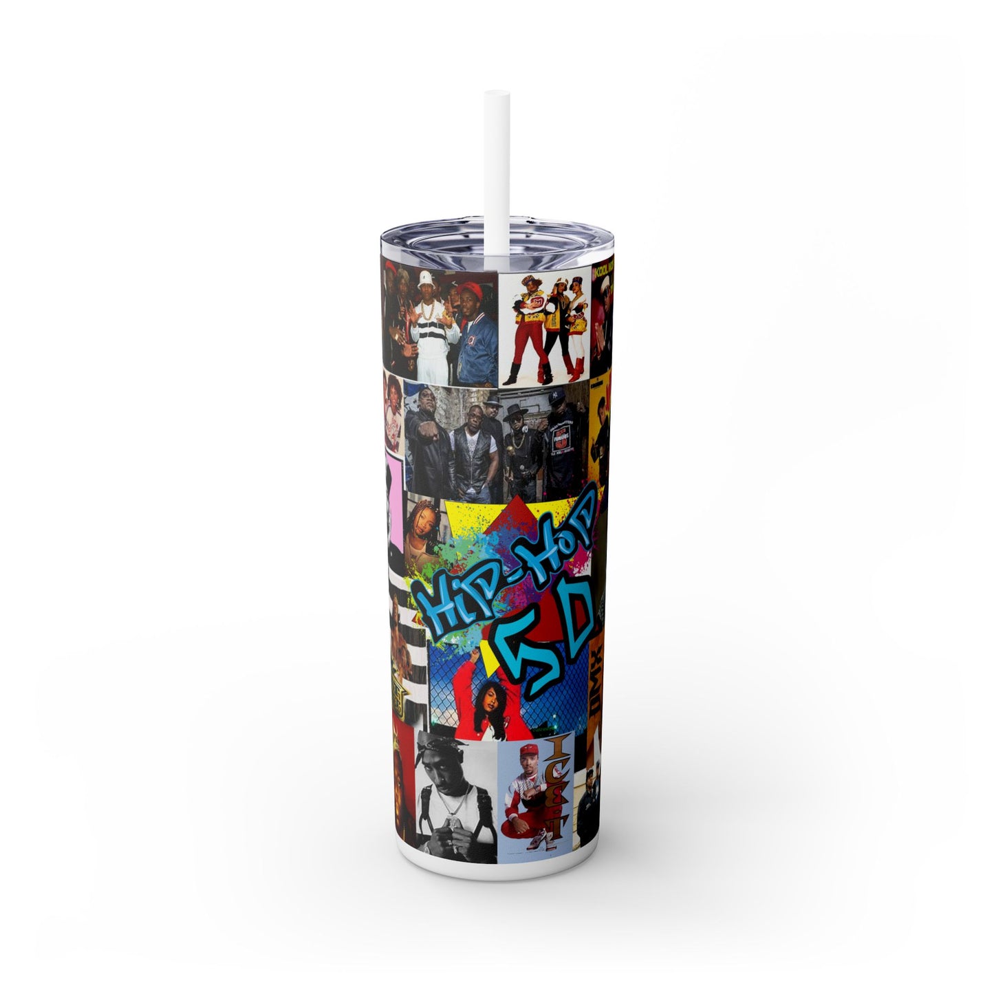 Hip Hop 50th Tumbler with Straw, 20oz