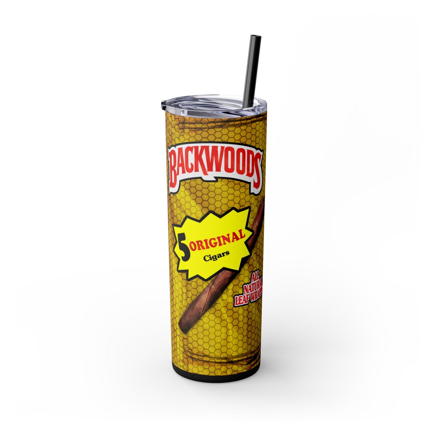 Gold Backwoods Tumbler with Straw, 20oz