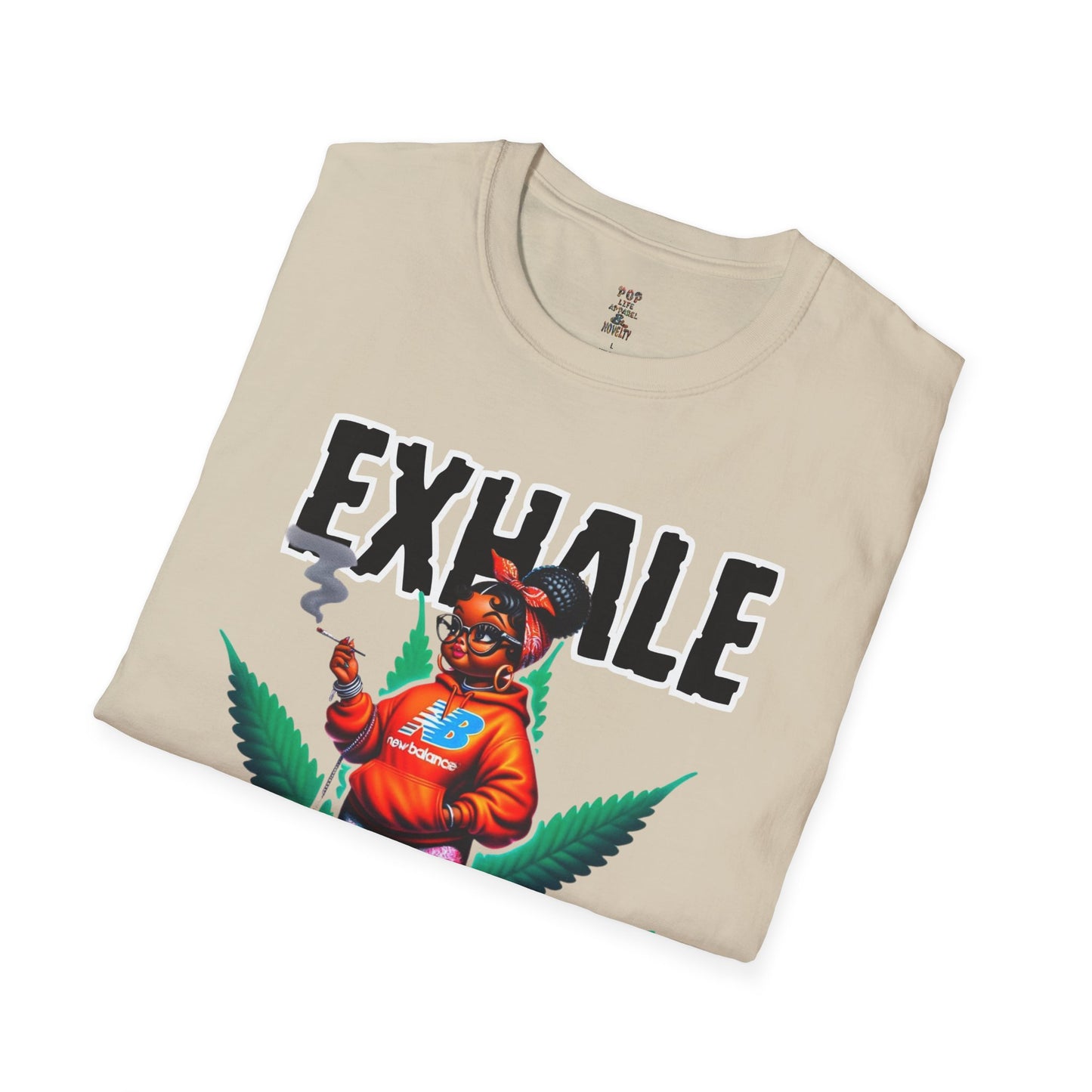 Exhale the Bullshit Unisex Softstyle T-Shirt