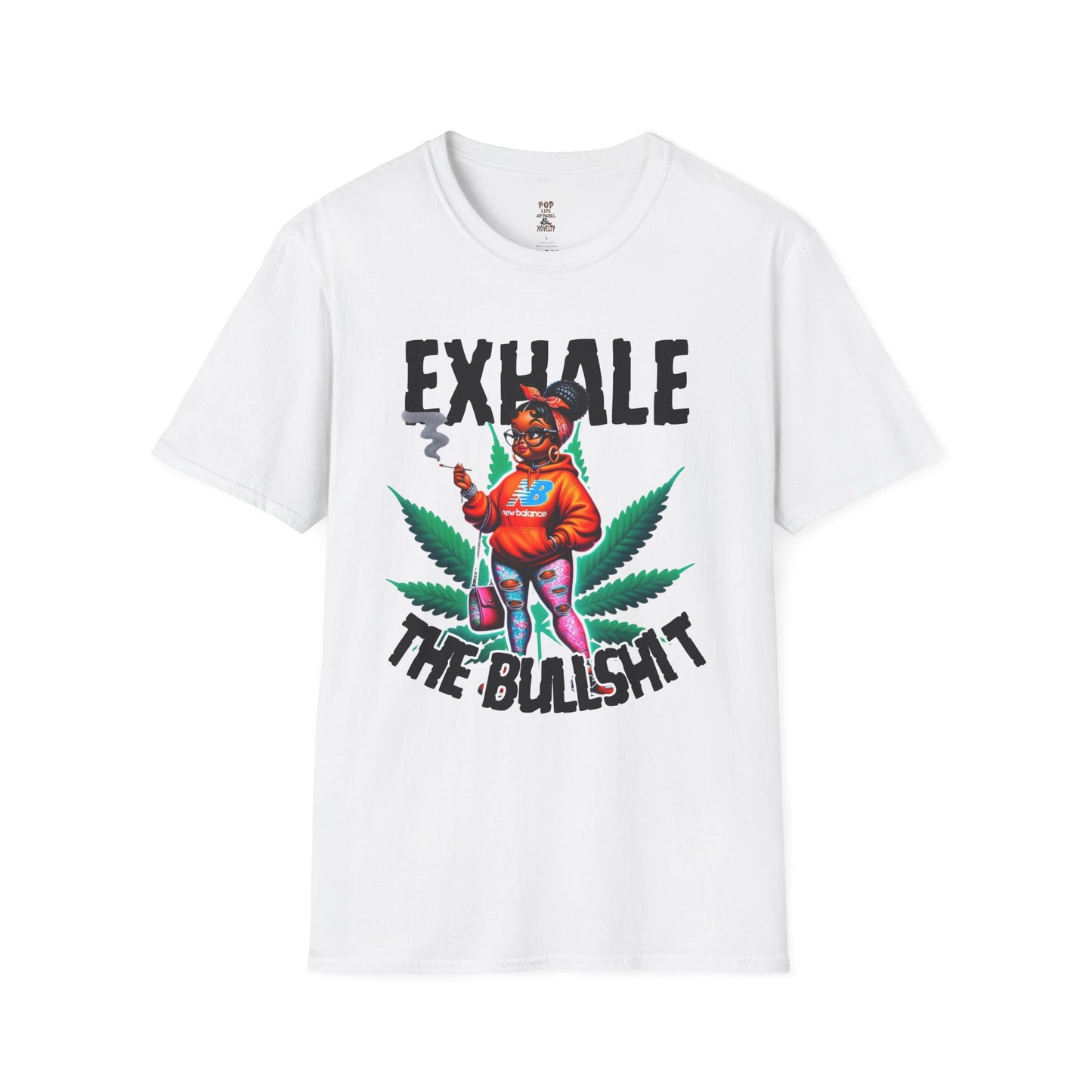 Exhale the Bullshit Unisex Softstyle T-Shirt