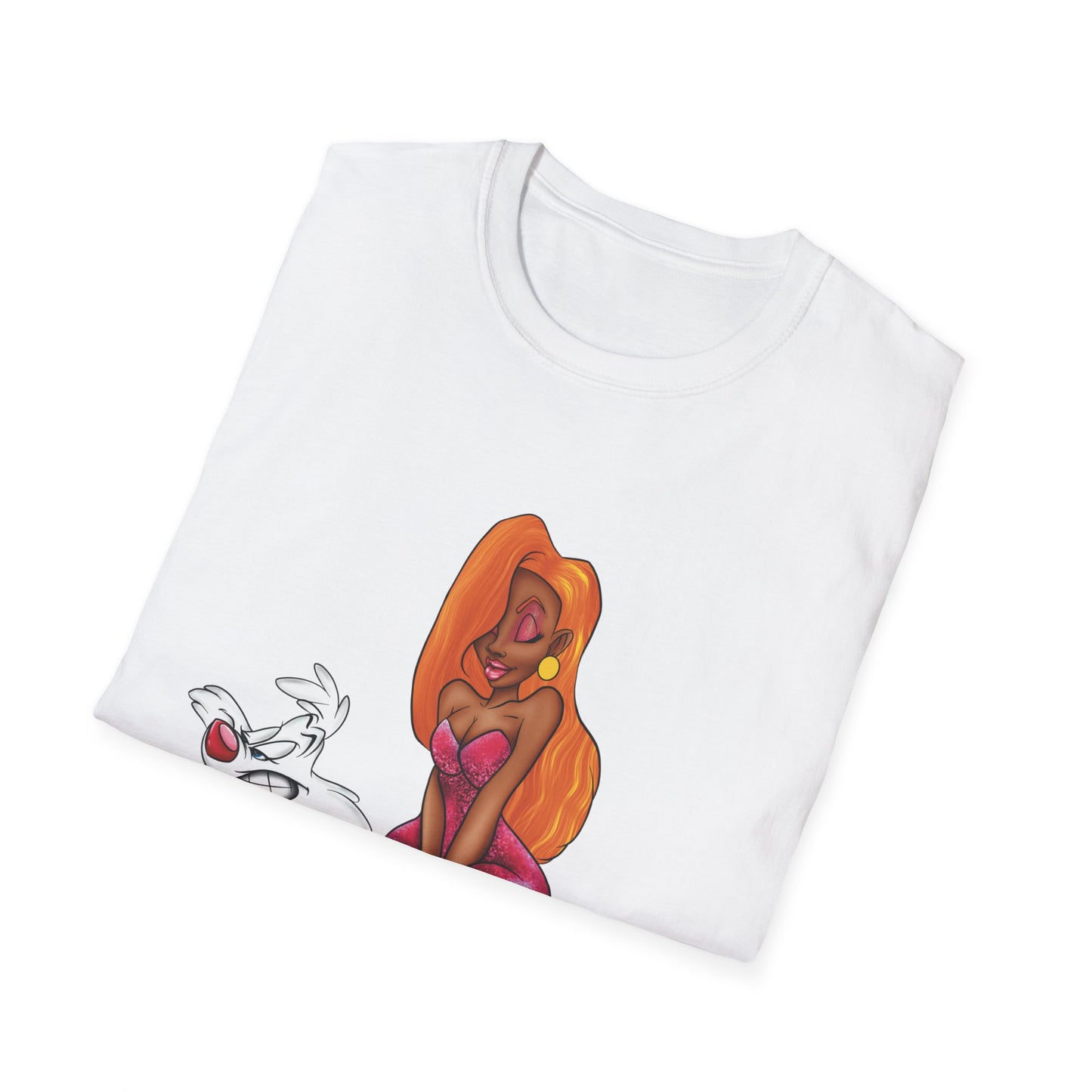 Kiss Me Rabbit Unisex Softstyle T-Shirt