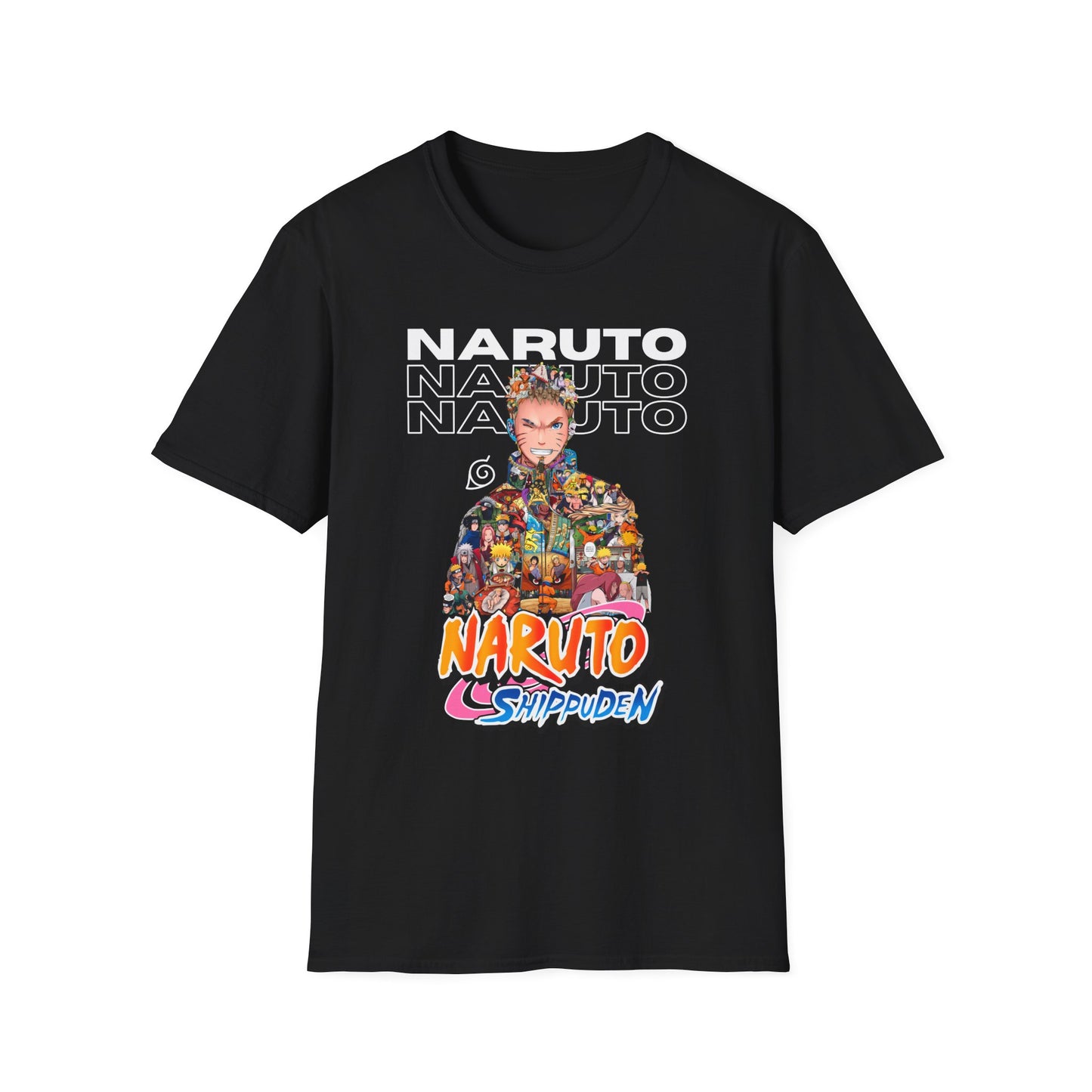 Naruto Shippuden Collage Softstyle T-Shirt