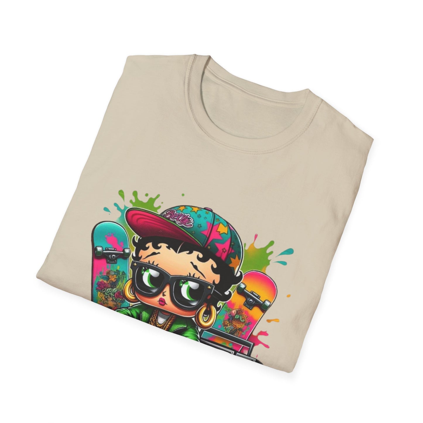 Skater Girl Betty Softstyle T-Shirt