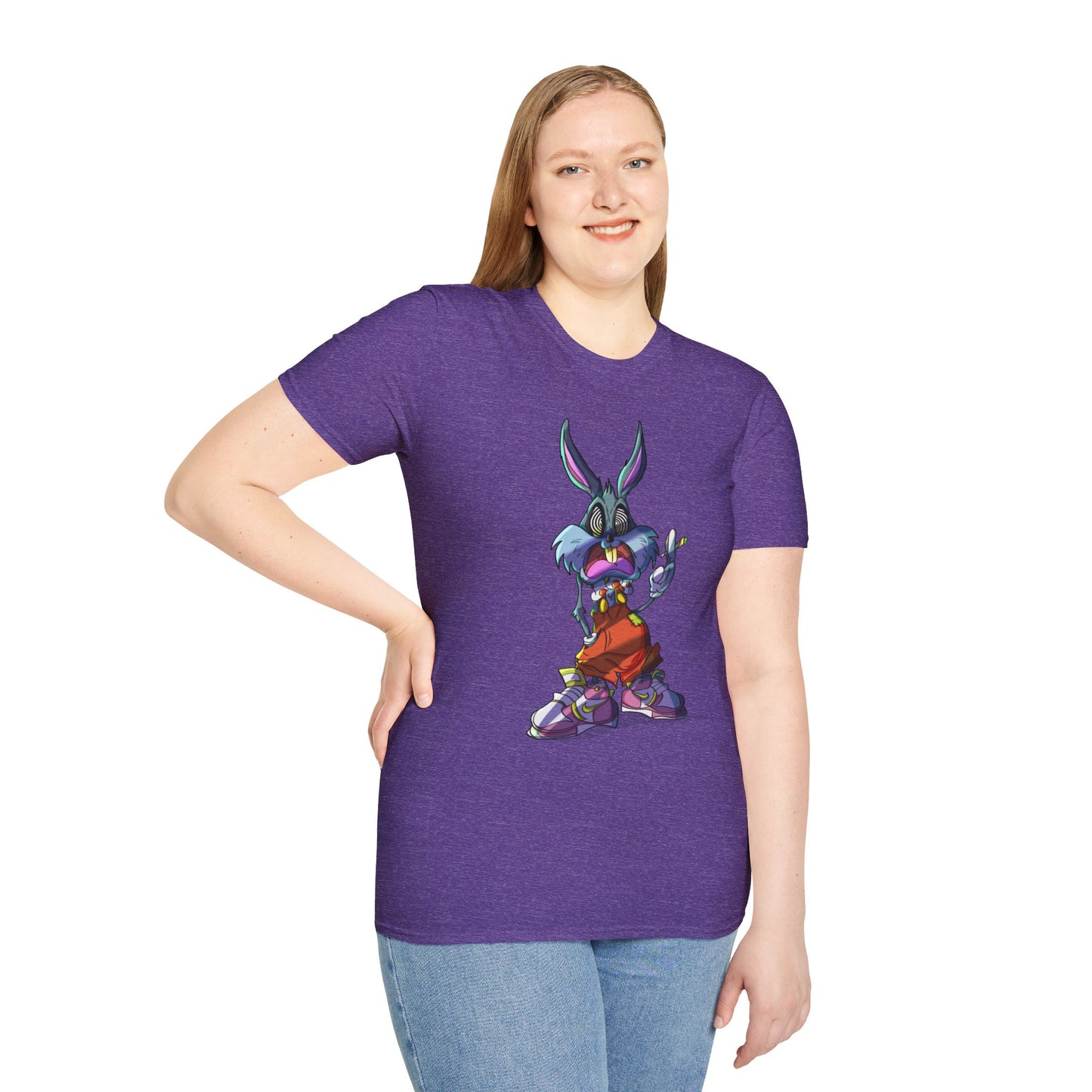 Crazy Bunny Unisex Softstyle T-Shirt