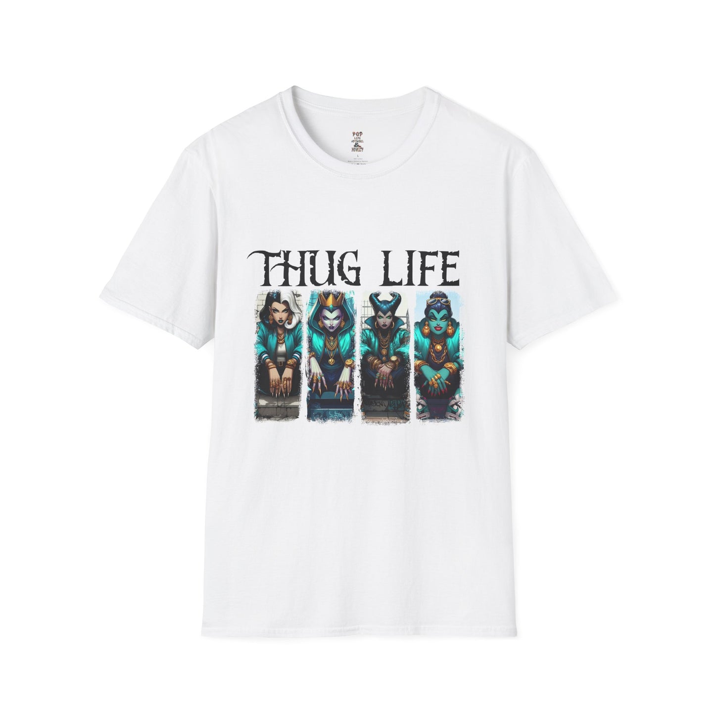 Thug Life Female Villians Unisex Softstyle T-Shirt