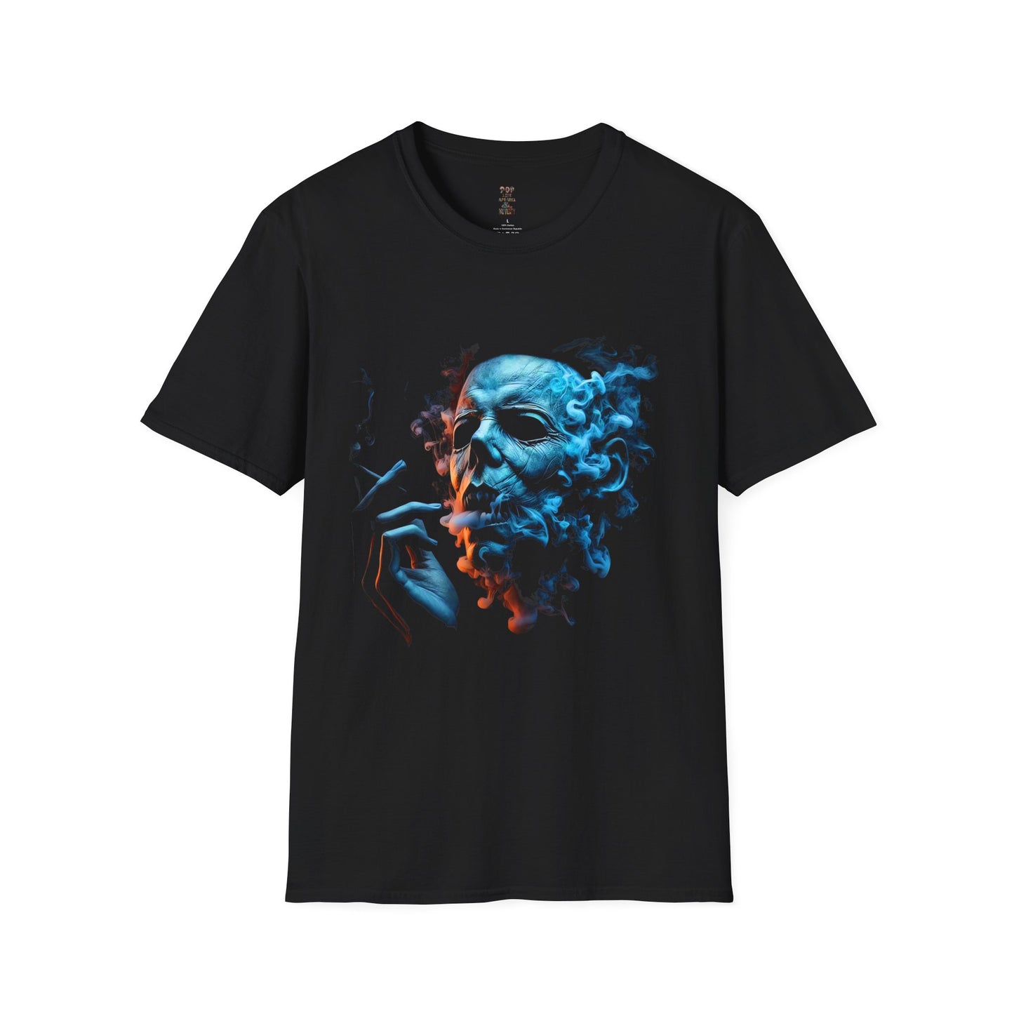 Horror Smoke Jason #2 Unisex Softstyle T-Shirt