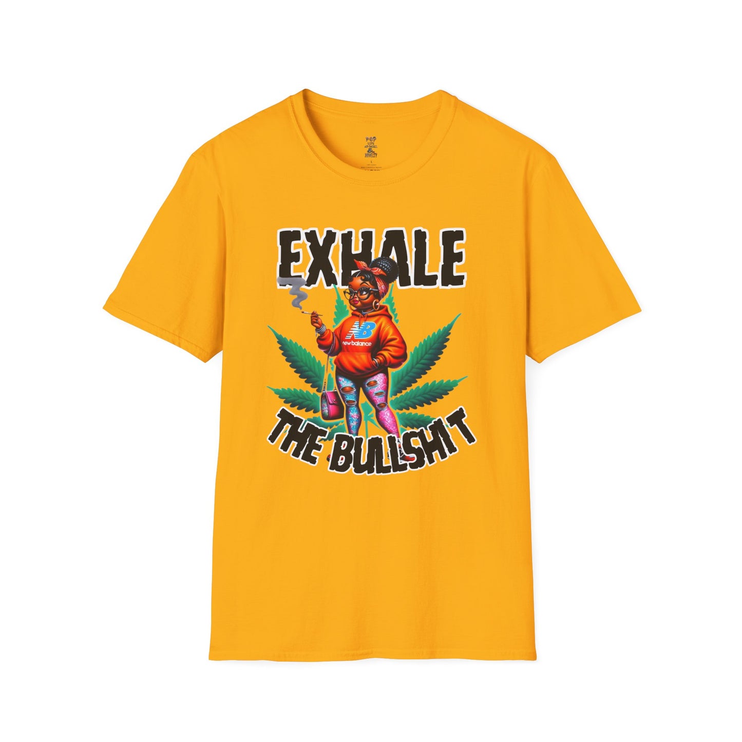 Exhale the Bullshit Unisex Softstyle T-Shirt