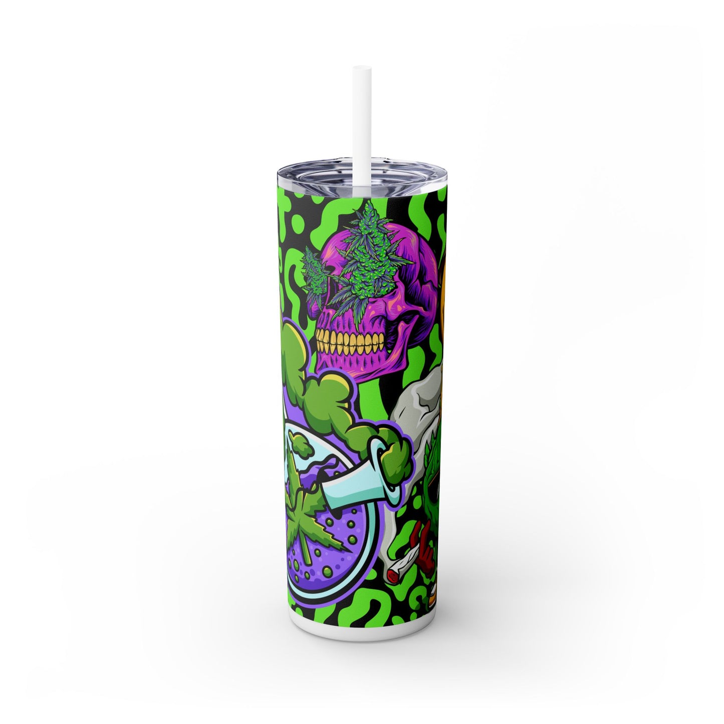 Psychedelic Kush Tumbler with Straw, 20oz