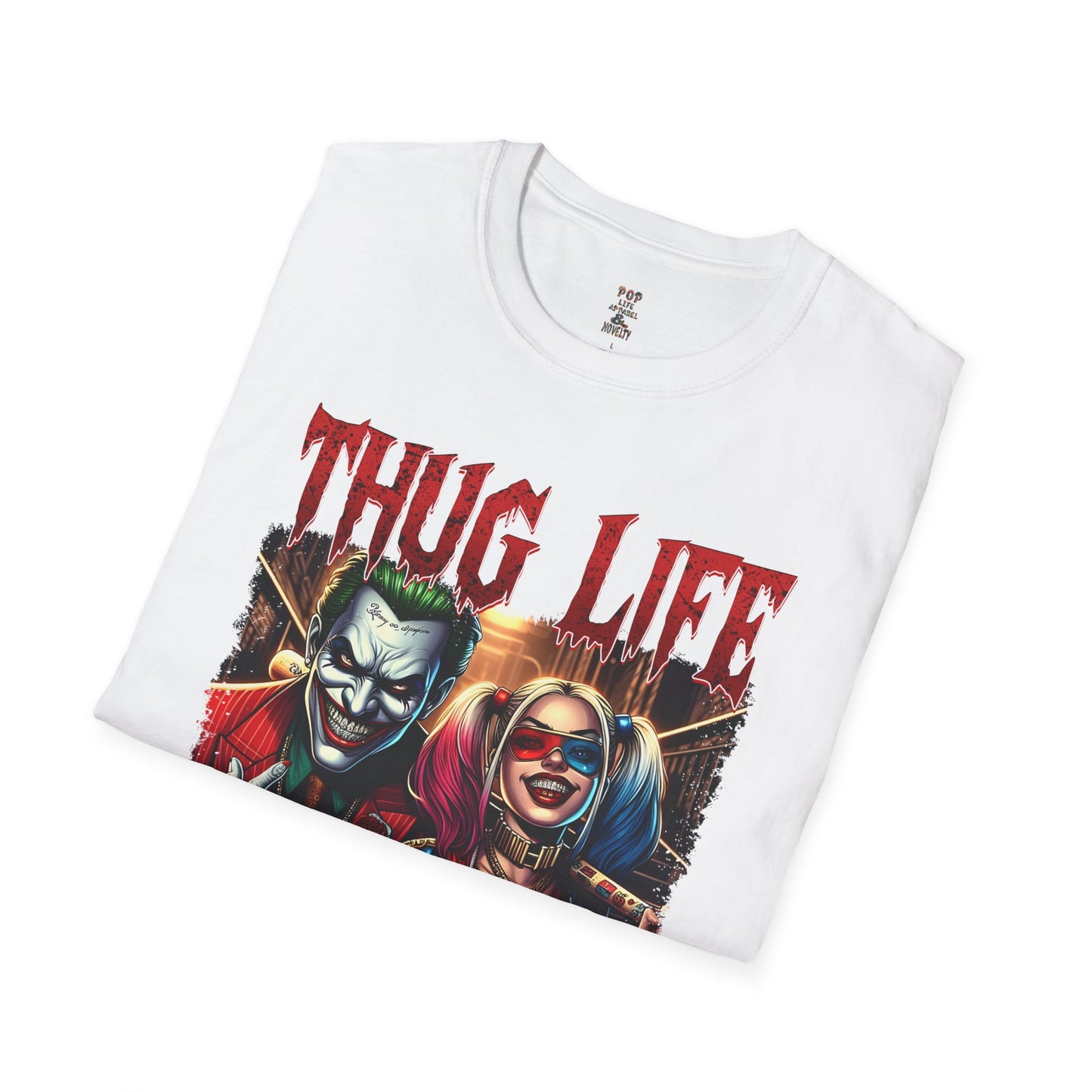 Joker & Harley Quinn Thug Life Unisex Softstyle T-Shirt