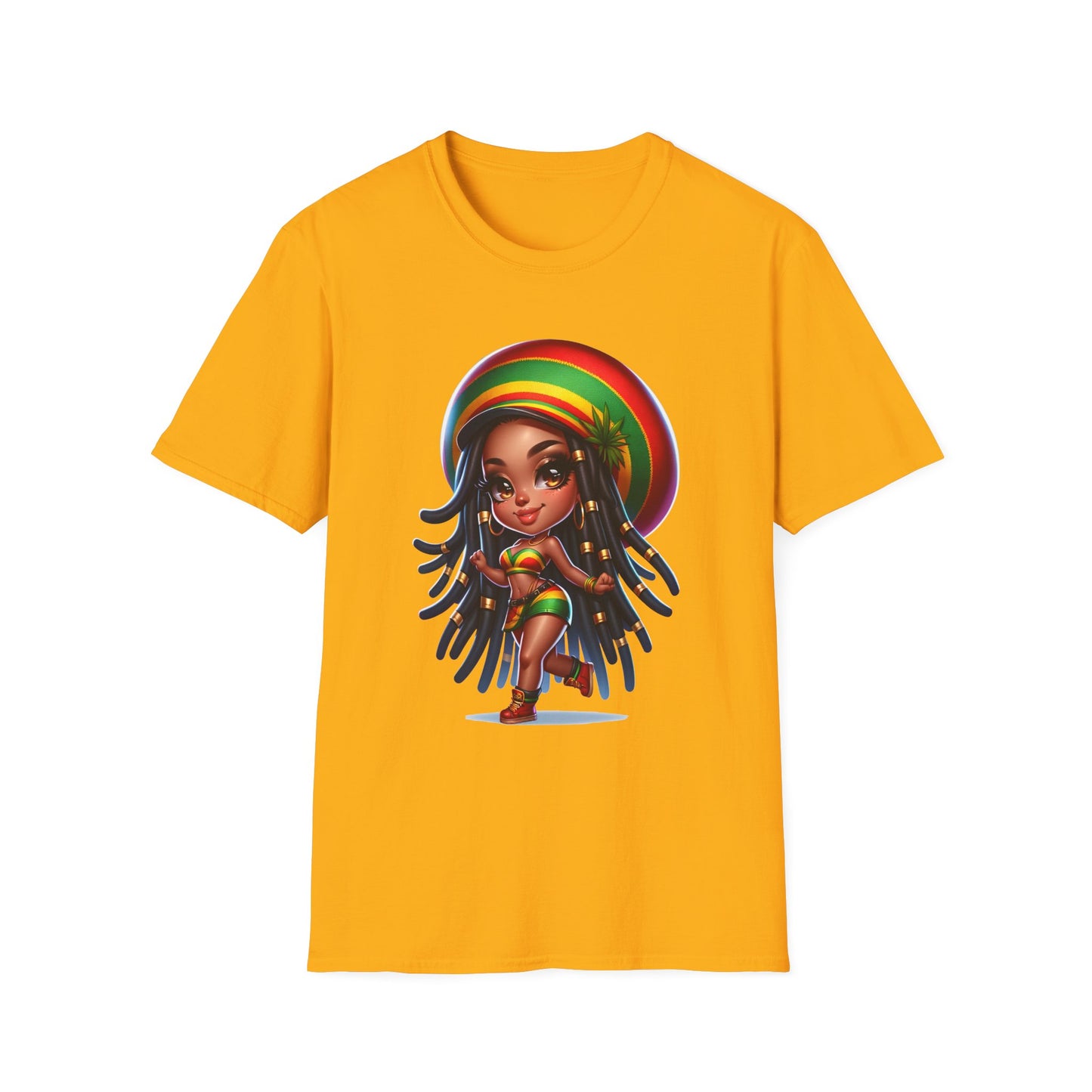 Chibi Rasta Gyal Softstyle T-Shirt