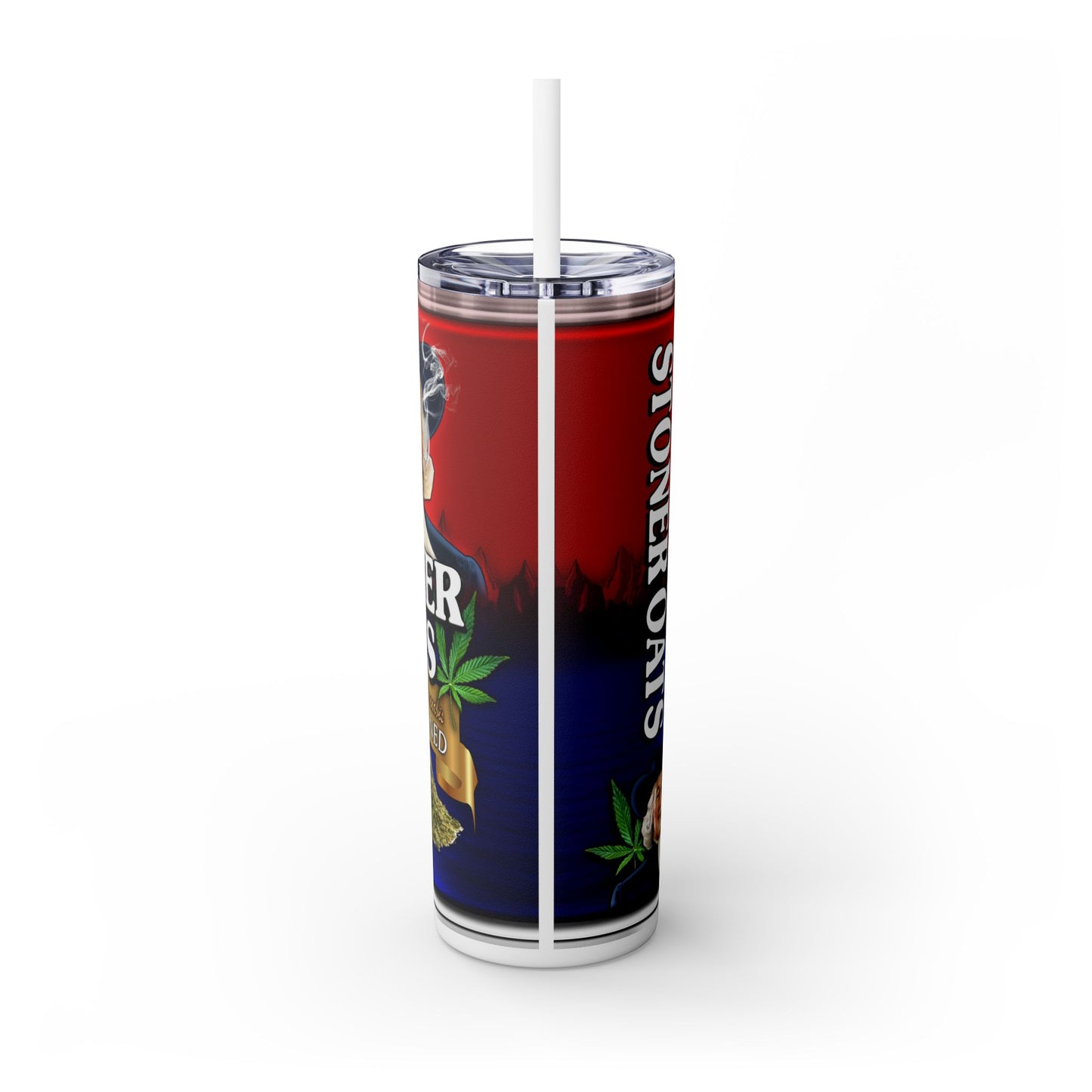 Stoner Oats Tumbler with Straw, 20oz