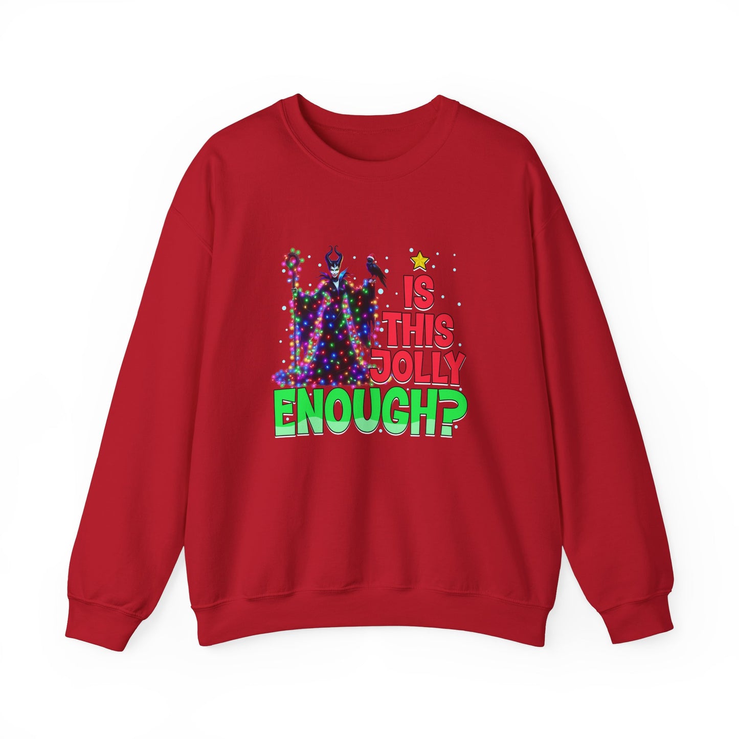 Is this Jolly Enough Unisex Heavy Blend™ Crewneck Sweatshirt