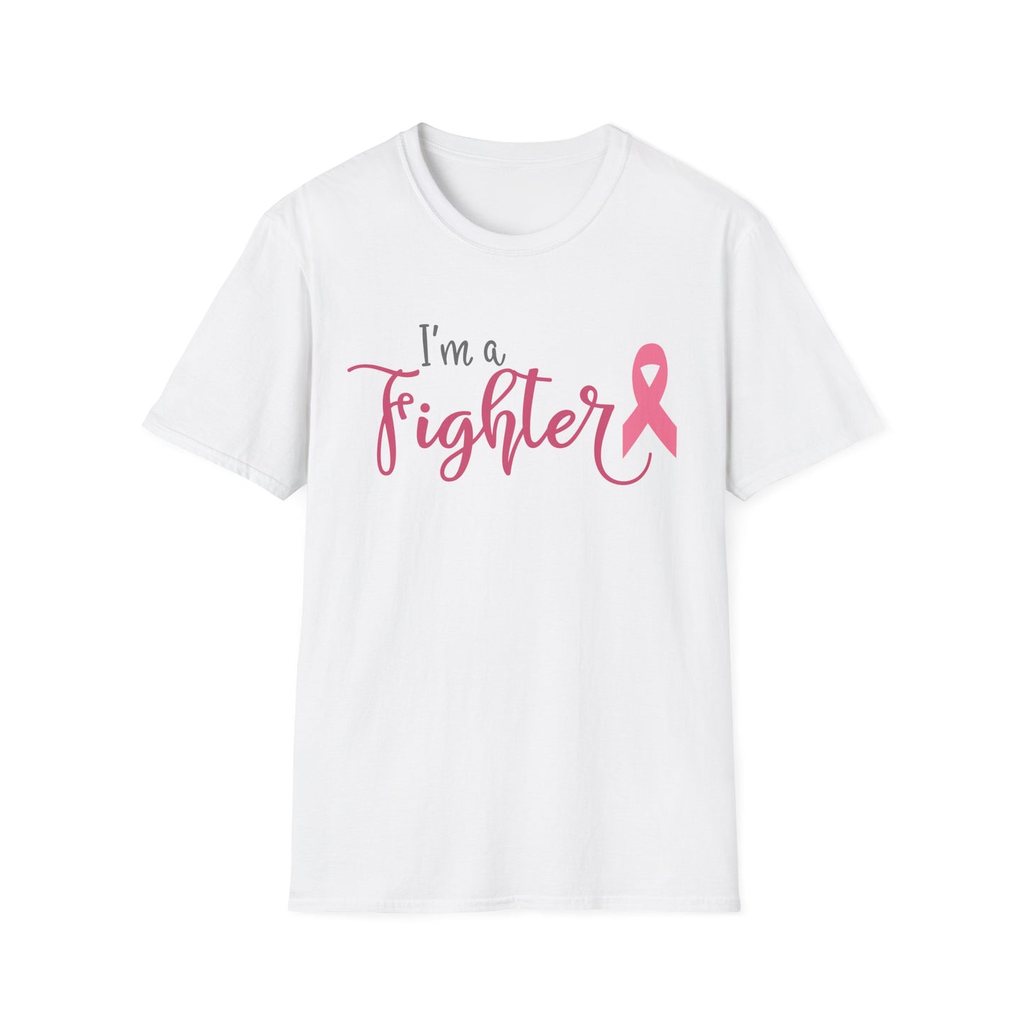 I Am a Fighter Ribbon Softstyle T-Shirt