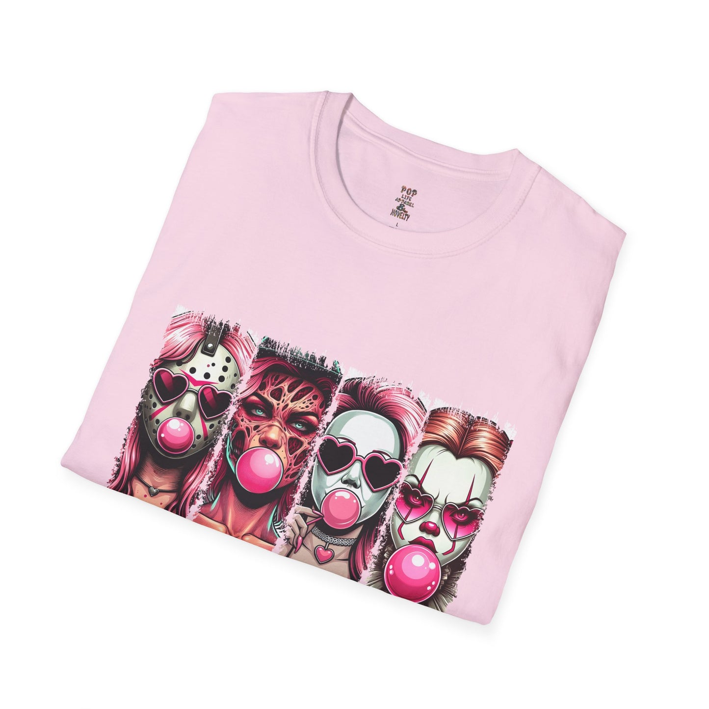 Horror Bubblegum Friends Unisex Softstyle T-Shirt