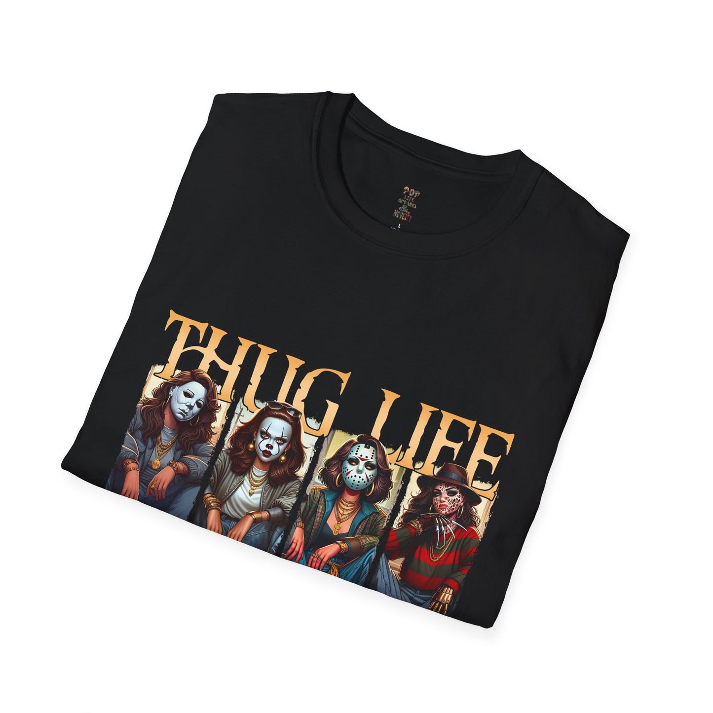 Thug Life Horror Chicks Unisex Softstyle T-Shirt