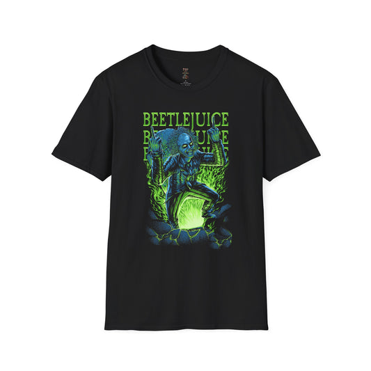 Beetlejuice Beetlejuice Beetlejuice Unisex Softstyle T-Shirt